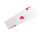 red poker card